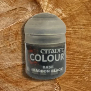 Citadel Colour Abaddon Black (12ml) – Base Acrylic Paint