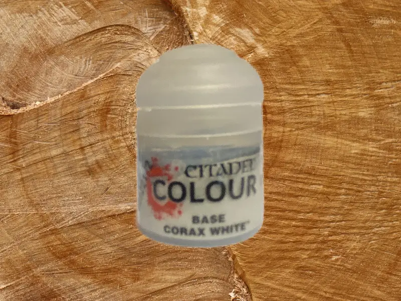 Citadel Colour Corax White (12ml) – Base Acrylic Paint