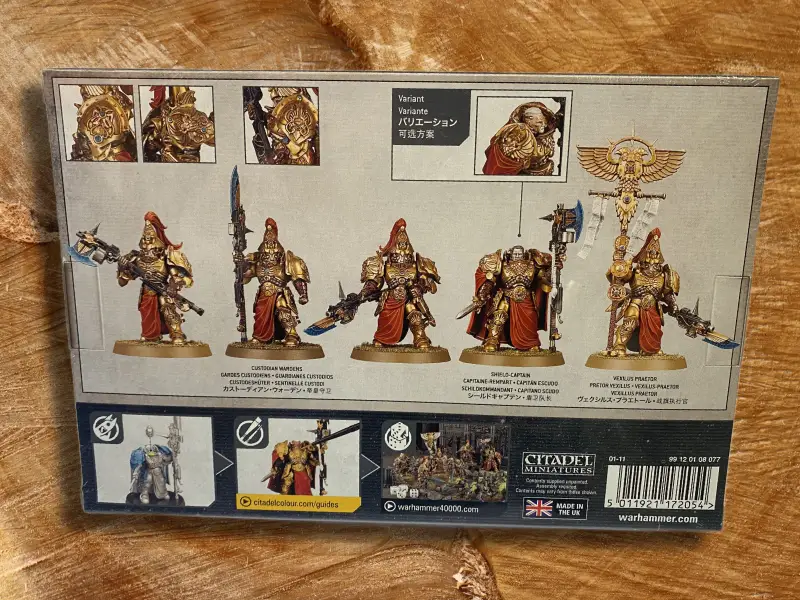 Adeptus Custodes: Custodian Wardens – Warhammer 40,000 Miniature Set