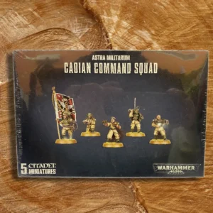 Astra Militarum: Cadian Command Squad – High-Tier Regimental Officers