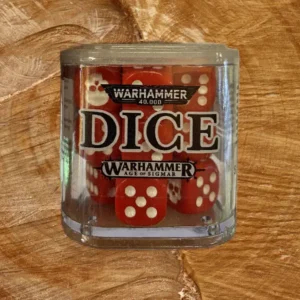 Red Gaming Dice Set (Cube of 20x 16mm d6 Dice) – Wargaming Accessory