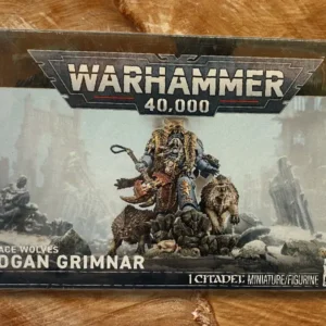 H1: Space Wolves: Logan Grimnar on Stormrider – Warhammer 40,000 Miniature Set