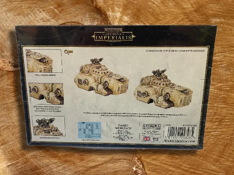 Legiones Astartes: Mastodon Super-heavy Assault Transport – Modello da Collezione