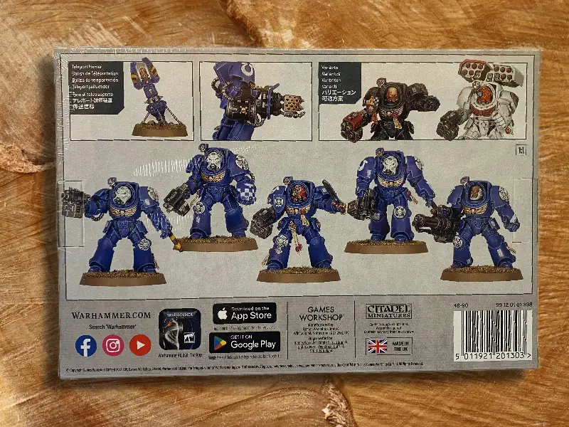 Space Marines: Terminator Squad – Warhammer 40,000 Miniature Set