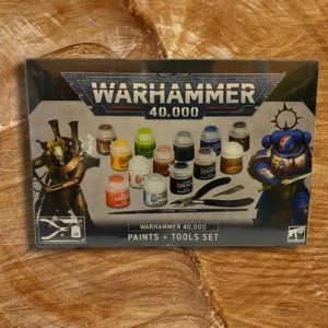 Warhammer 40,000: Paints + Tools Set – Essential Hobby Toolkit