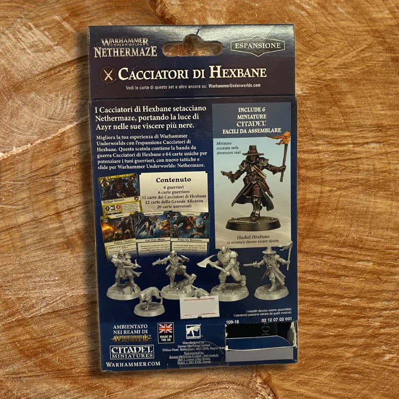 warhammer underworlds nethermaze cacciatori di hexbane