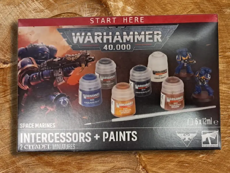 intercessors paint set space marines